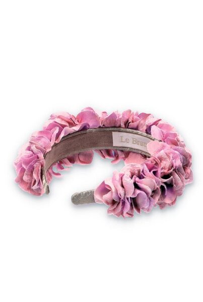 Opaska-do-wlosow-kwiatowa-rozowa-LILY-lebrate-2 Opaska do włosów kwiatowa rożowa LILY