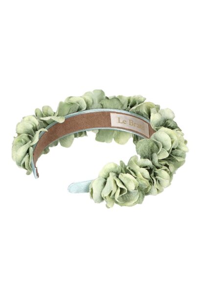 Opaska-do-wlosow-kwiatowa-zielona-FIONA-lebrate-1 Opaska do włosów kwiatowa zielona FIONA