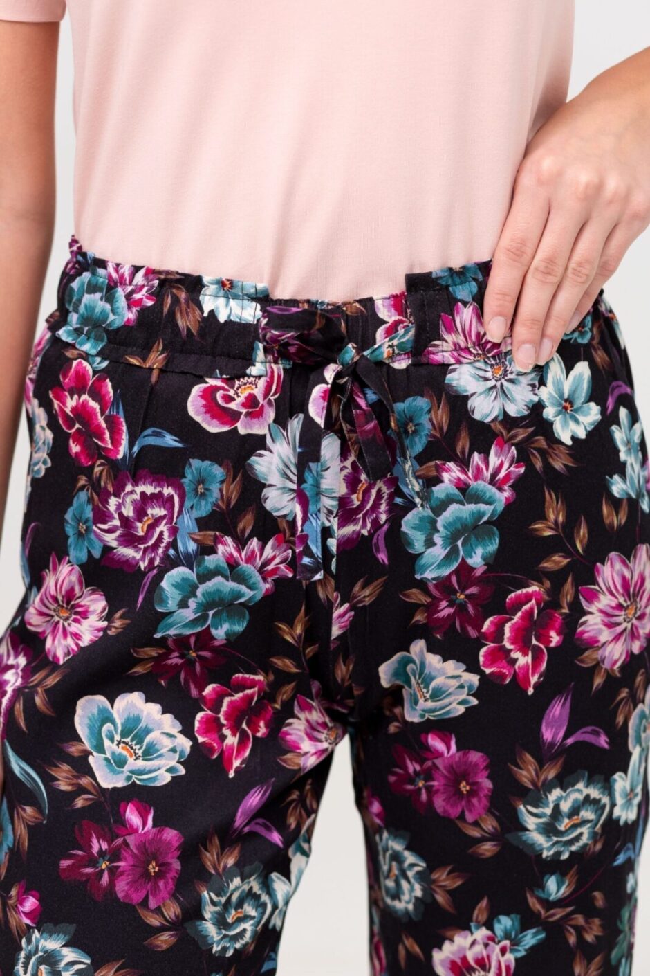 Bawełniane długie spodnie damskie SOPHIA