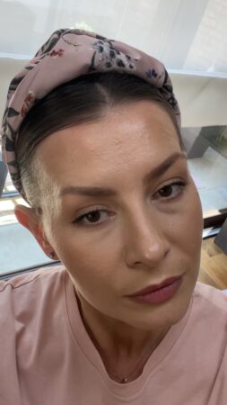 Kwiatowa opaska do włosów z węzłem BOW